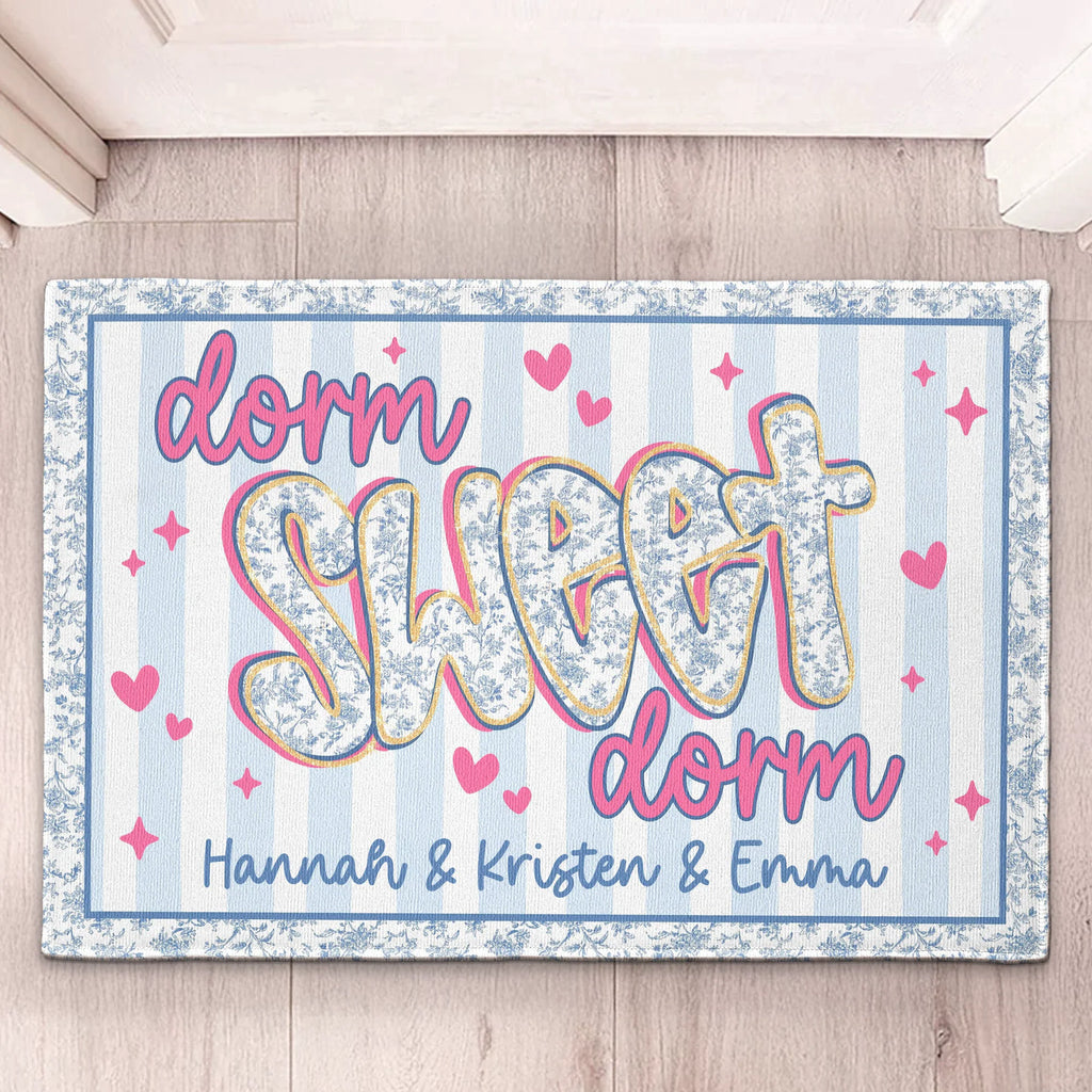 Dorm Sweet Dorm - Personalized Doormat