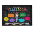In My Classroom Everything Is Okay - Personalized Doormat